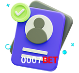 Tornar-se um membro do 0007BET é muito simples